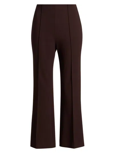 Rag & Bone Women's Irina Ponte Kick Flare Pants In Brown
