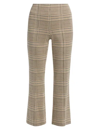 Rag & Bone Women's Irina Ponte Kick Flare Pants In Tan Multi
