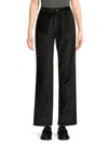 Rag & Bone Women's Jacey High-rise Velvet Pants In Black
