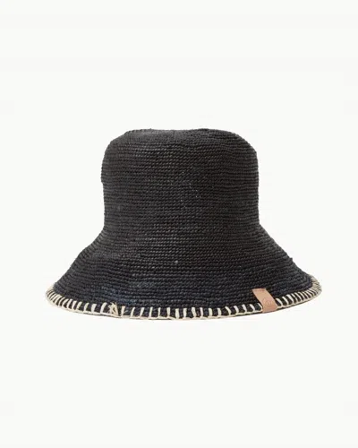 Rag & Bone Women's Jade Whipstitch Rollable Hat In Black In Green