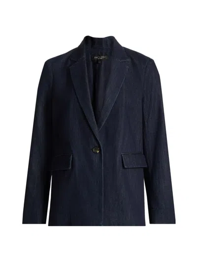 Rag & Bone Women's Jennie Denim Blazer In Blue