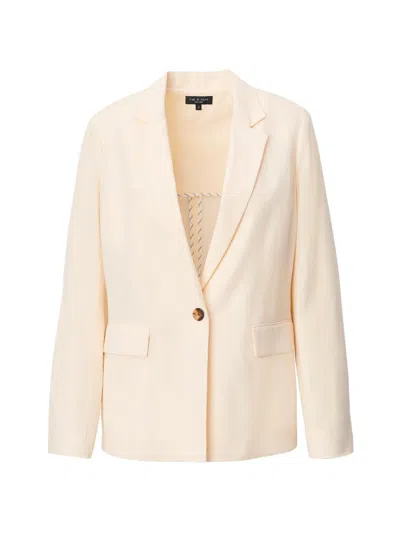 Rag & Bone Women's Jennie Linen Blazer In White