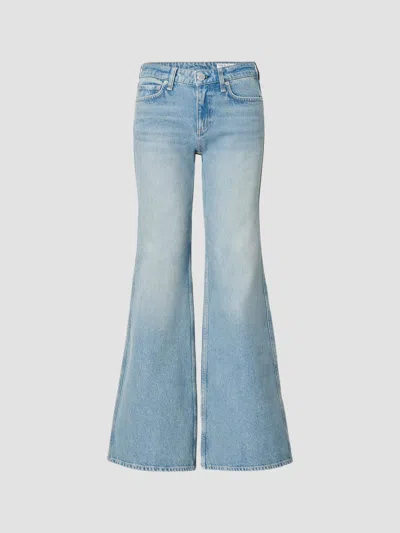 Rag & Bone Women's Josie Mid-rise Relaxed Flared Jeans In Tiburon