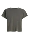 Rag & Bone Women's Kelly Distressed Washed Boxy T-shirt In Green