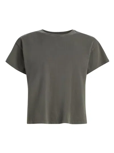 Rag & Bone Women's Kelly Distressed Washed Boxy T-shirt In Green