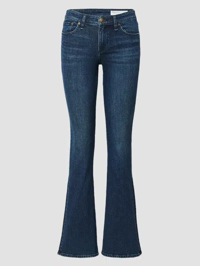 Rag & Bone Women's Kinsley Low-rise Bootcut Jeans In Blue