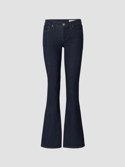 Rag & Bone Women's Kinsley Low-rise Full Bootcut Jeans In Dark Rinse