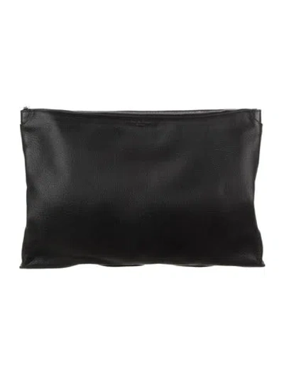 Pre-owned Rag & Bone Women's Leather Cosmetic Bag In Black