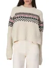 Rag & Bone Off-white Leigh Fair Isle Sweater In White
