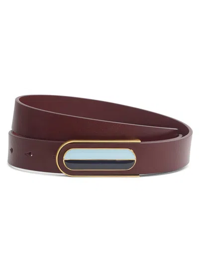 Rag & Bone Lenox Leather Belt In Brown