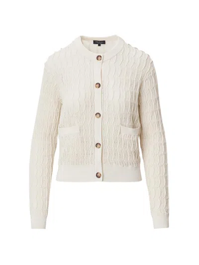Rag & Bone Women's Leslie Cotton-blend Cardigan In White
