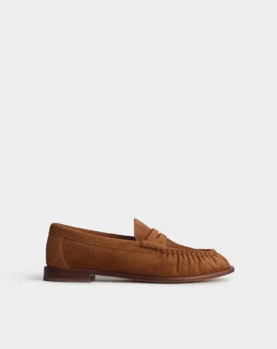 Rag & Bone Women's Lexi Italian Loafers In Umber Suede In Multi