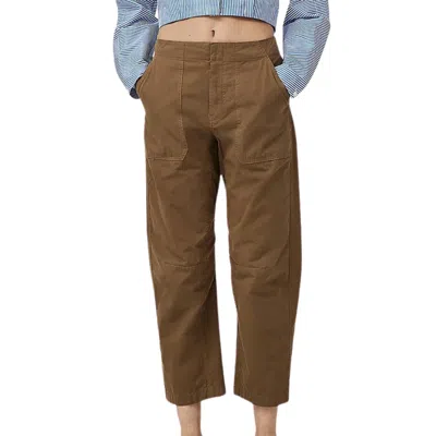 Rag & Bone Women's Leyton Workwear Pants In Olive Green