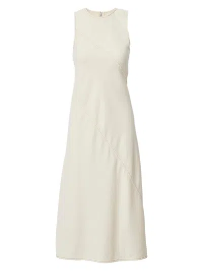 Rag & Bone Women's Libson Twill Midi-dress In White