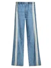 Rag & Bone Miramar Terry Pull On Wide Leg Sweatpant Jeans In Sport In Blue