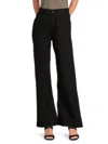 Rag & Bone Women's Lori Wide Leg Jeans In Black