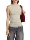 Rag & Bone Women's Luca Ruched Sleeveless Tank