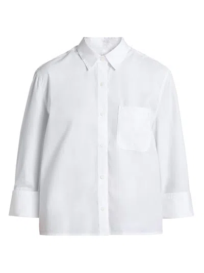 Rag & Bone Women's Lucia Cotton Poplin Button-front Shirt In Red