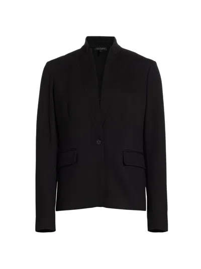 Rag & Bone Women's Lucy Ponte Twill Blazer In Black