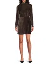 Rag & Bone Women's Lyla Burnout Minidress In Brown