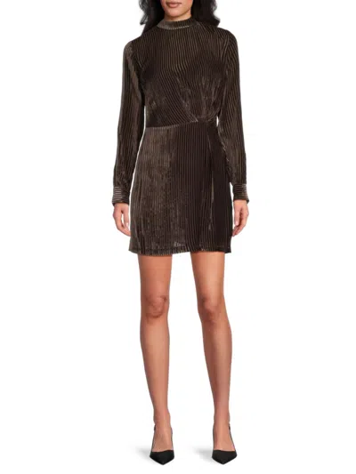 Rag & Bone Women's Lyla Burnout Minidress In Brown