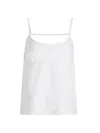 Rag & Bone Maggie Embroidered Cami In White