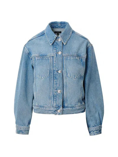 Rag & Bone Women's Marie Trucker Jacket In Blue