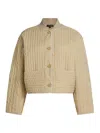 Rag & Bone Marley Quilted Jacket In Brown