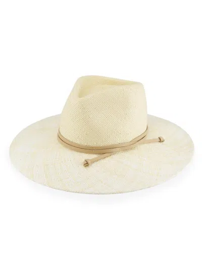 Rag & Bone Women's Maya Straw Fedora In White