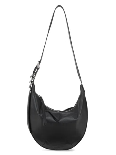 Rag & Bone Women's Medium Mercer Leather Hobo Bag In Black