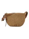 Rag & Bone Women's Medium Mercer Straw Shoulder Bag In Brown