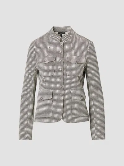 Rag & Bone Women's Mercer Ponte Blazer In Black Plaid