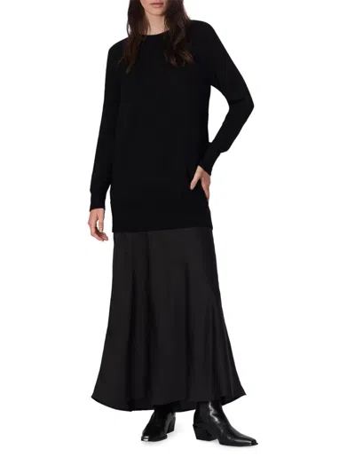Rag & Bone Women's Millie Wool-blend Maxi Sweaterdress In Black