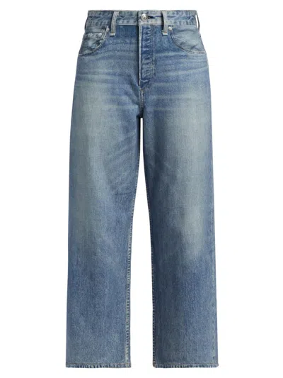 Rag & Bone Women's Miramar Andi Wide Leg Jeans In Red