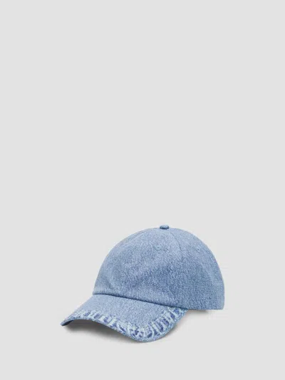 Rag & Bone Women's Miramar Denim Baseball Cap In Blue