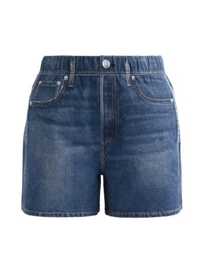 Rag & Bone Women's Miramar Denim Shorts In Blue