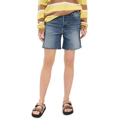 RAG & BONE WOMEN'S MIRAMAR KAIA DENIM SHORTS, COSMOS