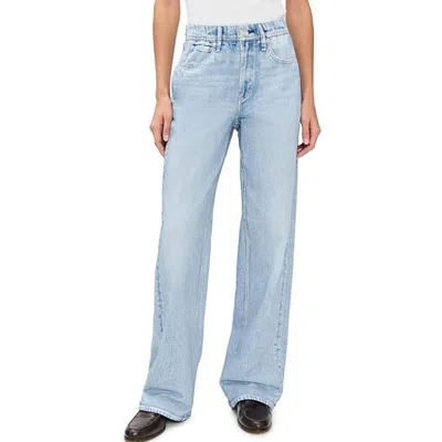 Rag & Bone Women's Miramar Terry Pull On Wide Leg Jeans, Aria In Multi