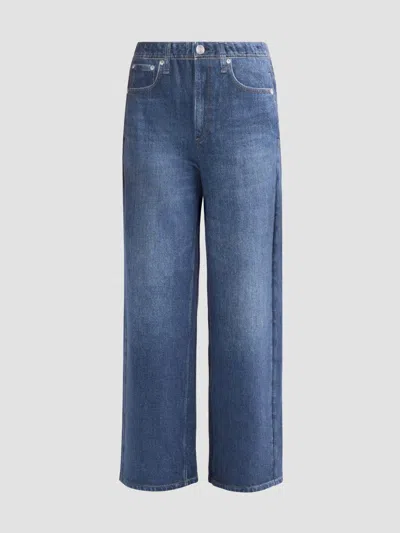 Rag & Bone Women's Miramar Wide-leg Ankle Pants In Petra