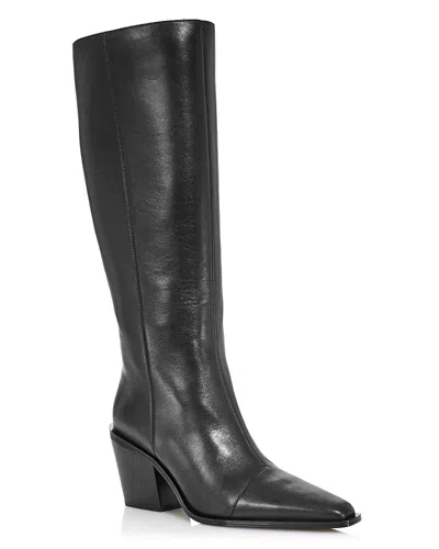 Rag & Bone Women's Newbury Leather Knee High Boots In Black