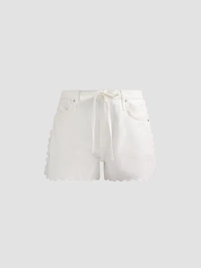 Rag & Bone Women's Nolan Ultra-featherweight Denim Shorts In White