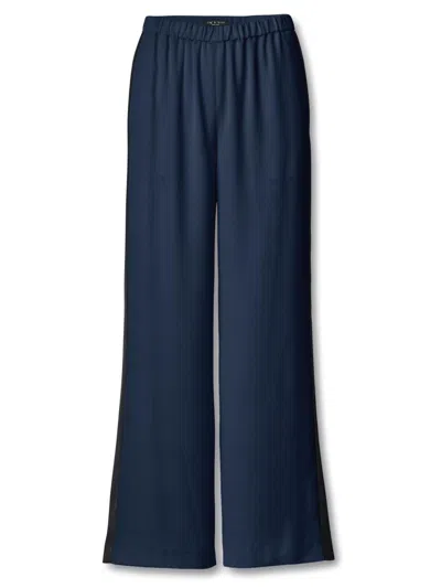 RAG & BONE WOMEN'S OLIVIA SIDE-STRIPE WIDE-LEG ELASTICIZED PANTS