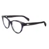 Rag & Bone Women's 51mm Blue Horn Opticals In Black