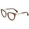 Rag & Bone Women's 51mm Havana Opticals In Gold