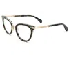 Rag & Bone Women's 51mm Green Havana Opticals In Black