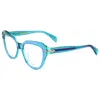 Rag & Bone Women's 50mm Blue Violet Opticals In Blue