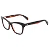 Rag & Bone Women's 51mm Blue Brown Opticals