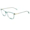 Rag & Bone Women's 52mm Transparent Green Opticals