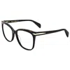 Rag & Bone Women's 53mm Black Opticals In Black