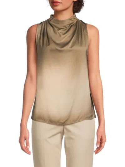 Rag & Bone Women's Printed Satin Sleeveless Top In Multi